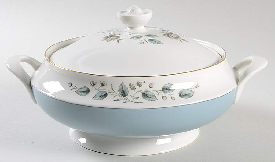 Rose Elegans Round Covered Vegetable by Royal Doulton-1