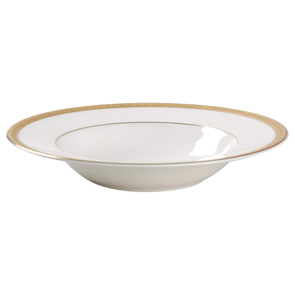 Royal Gold Rim Soup Bowl by Royal Doulton-1