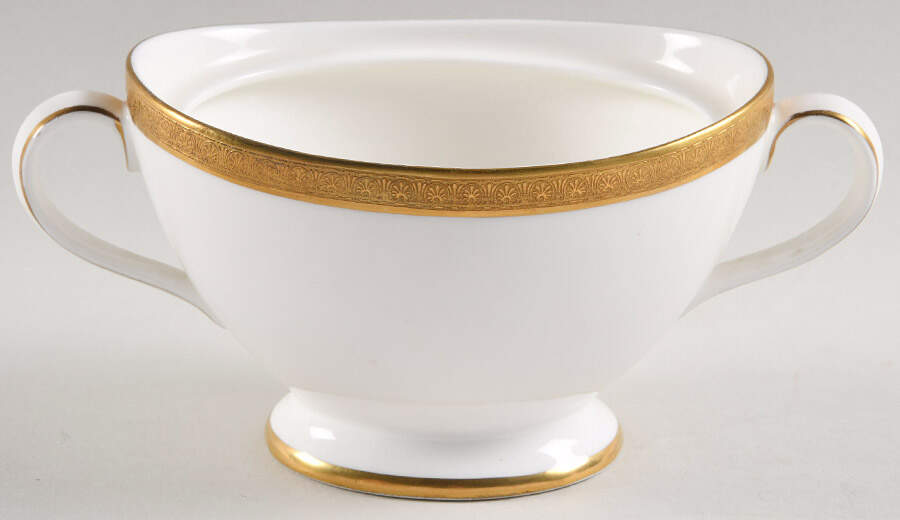 Royal Gold Sugar Bowl No Lid by Royal Doulton-1