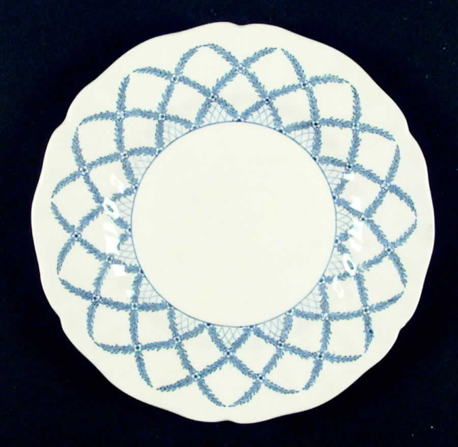 Romney Blue Dessert/Pie Plate by Royal Doulton-1