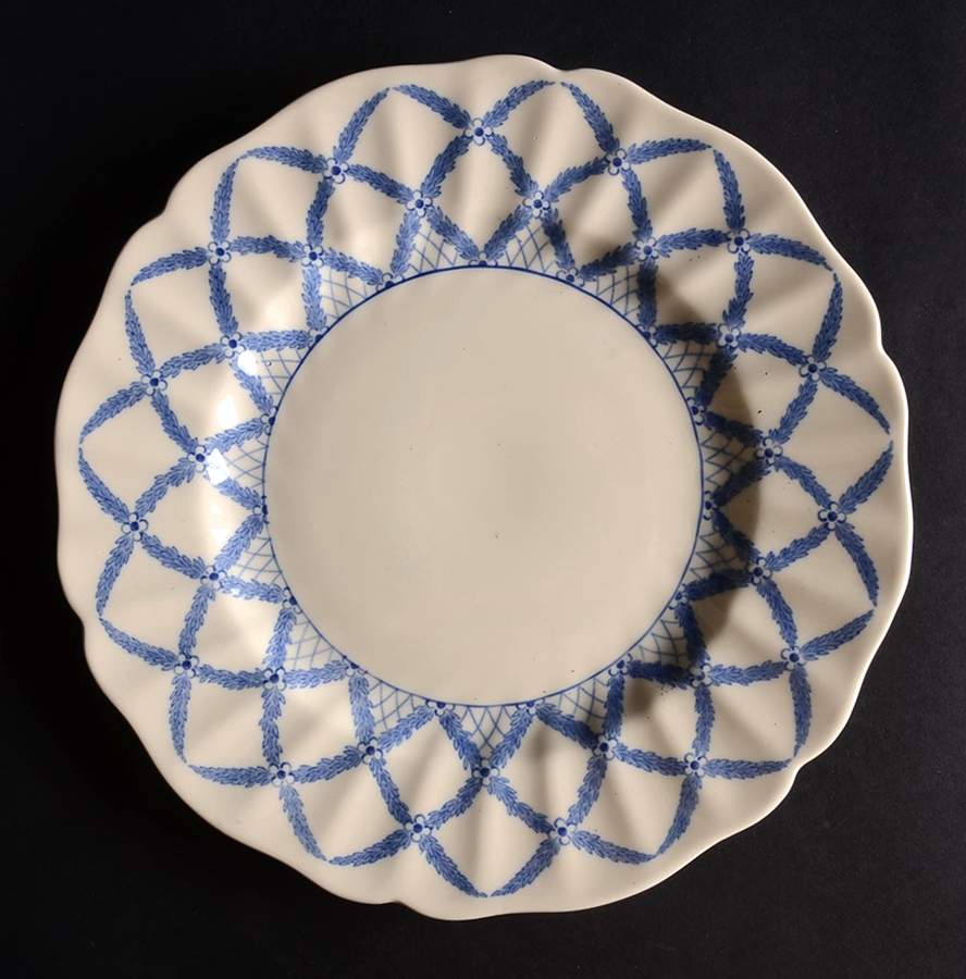 Romney Blue Luncheon Plate by Royal Doulton-1