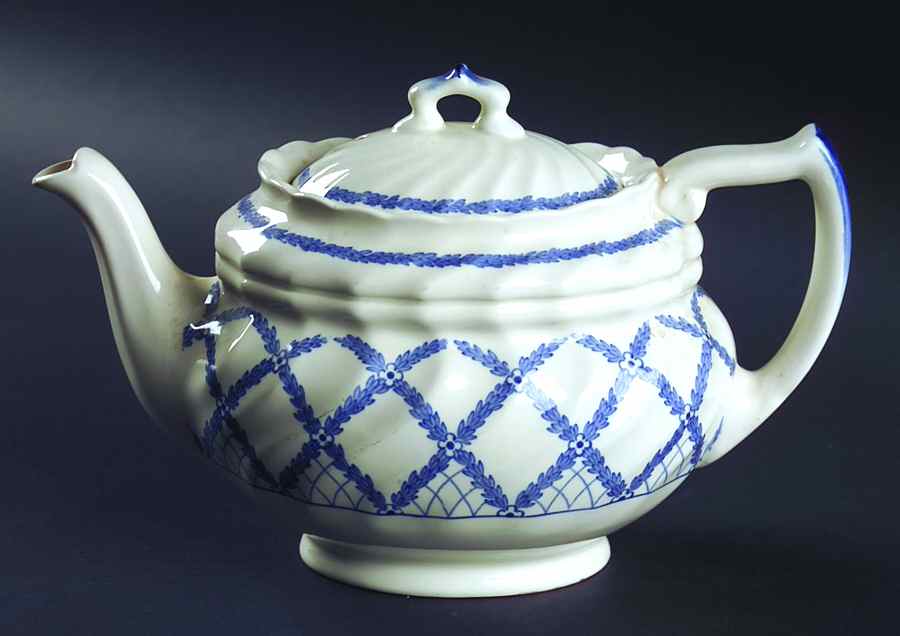 Romney Blue Teapot & Lid by Royal Doulton-1