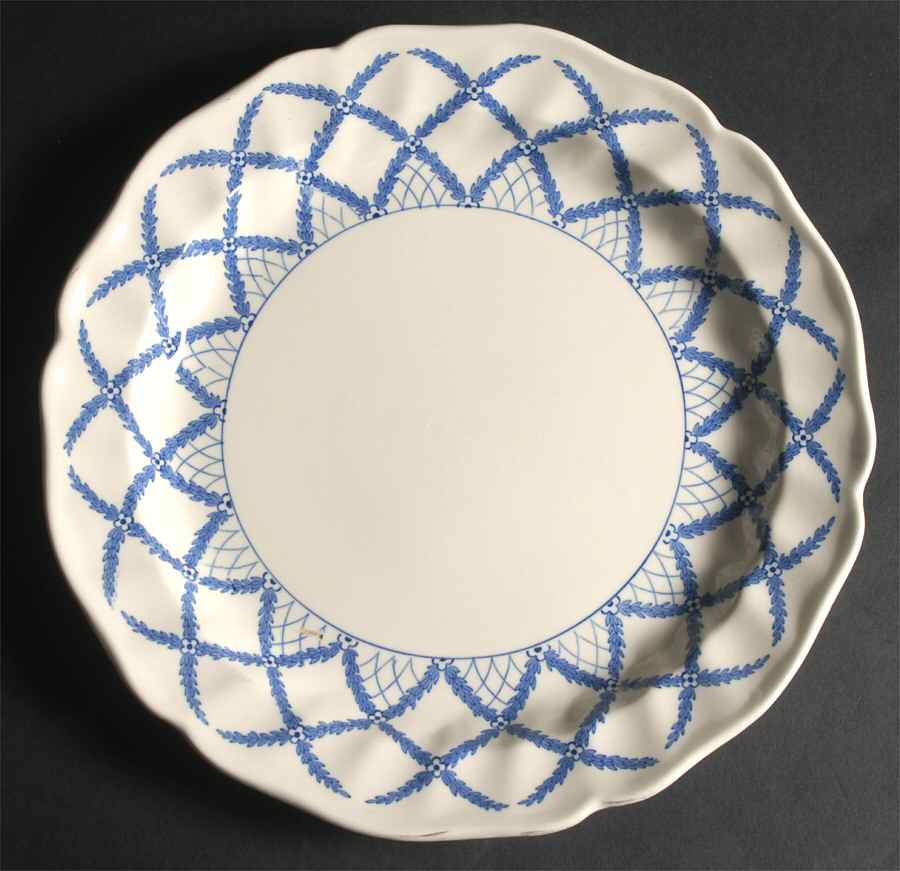 Romney Blue 12" Chop Plate (Round Platter) by Royal Doulton-1