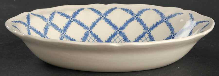 Romney Blue 9" Oval Vegetable Bowl by Royal Doulton-1