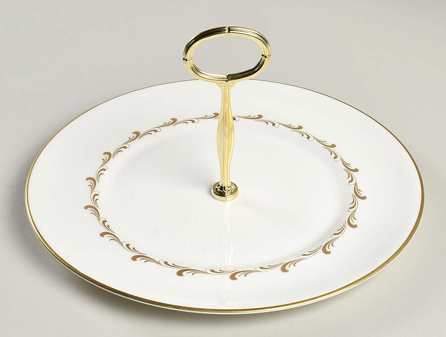 Rondo Round Serving Plate with Center Handle (Dp) Hc by Royal Doulton-1