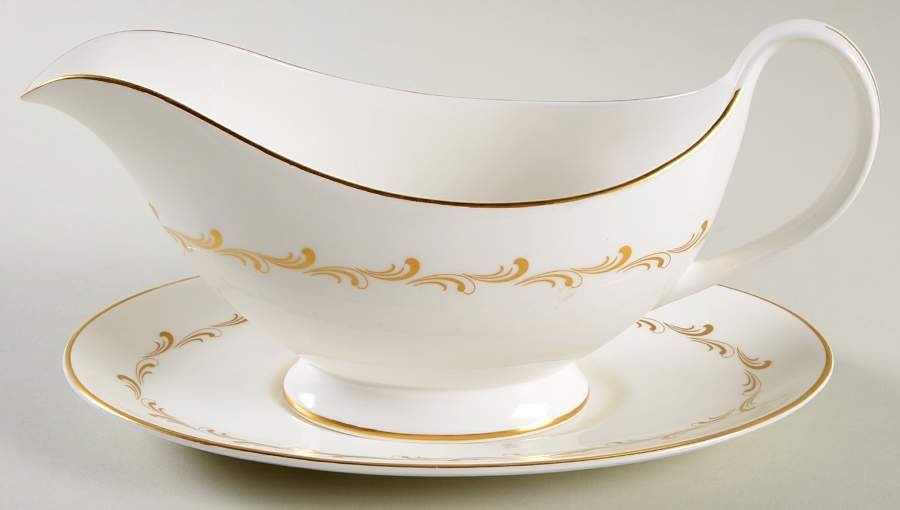 Rondo Gravy Boat & Underplate by Royal Doulton-1