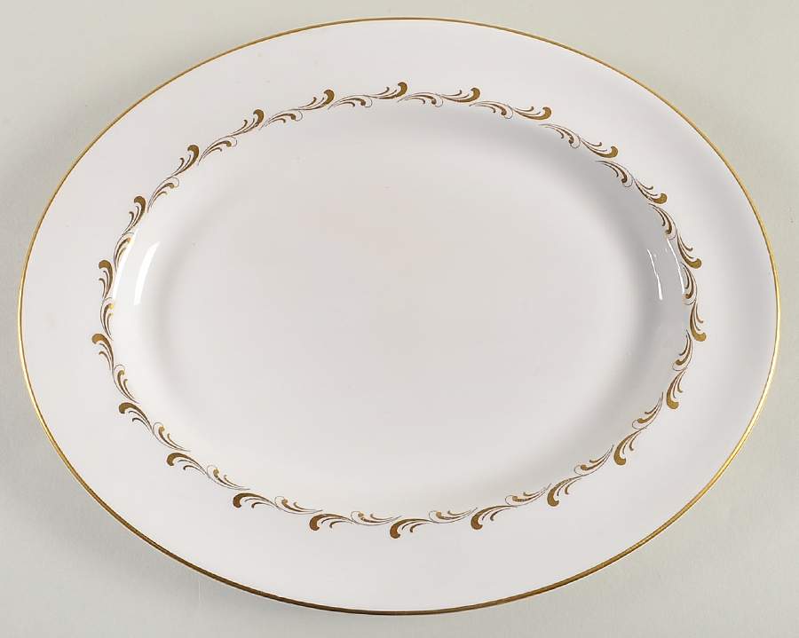 Rondo 12" Oval Serving Platter by Royal Doulton-1