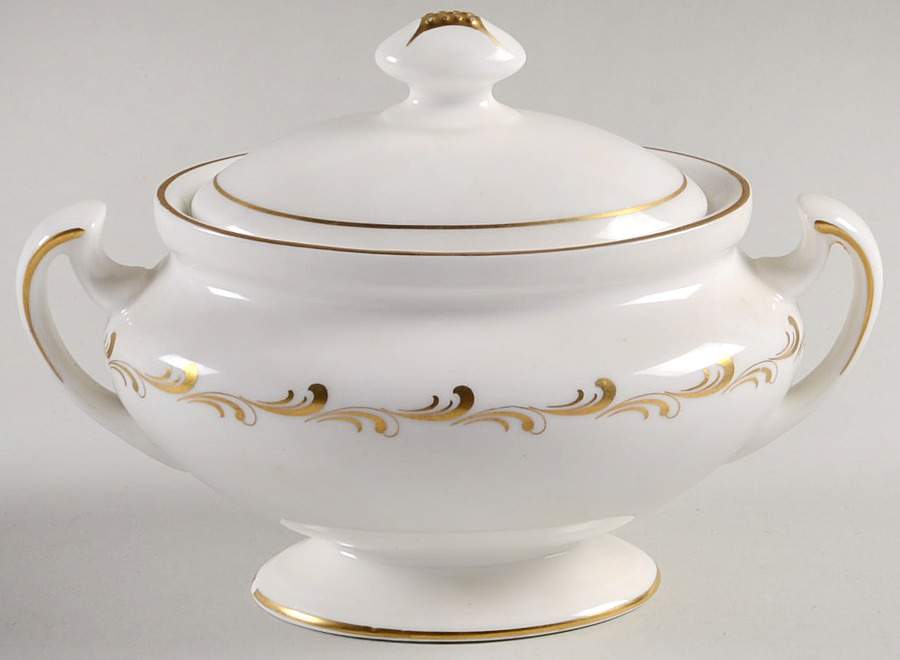 Rondo Sugar Bowl & Lid by Royal Doulton-1