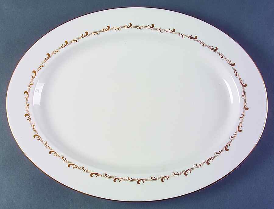Rondo 16" Oval Serving Platter by Royal Doulton-1