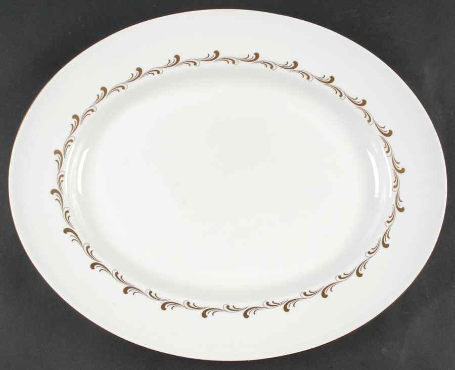 Rondo 15" Oval Serving Platter by Royal Doulton-1