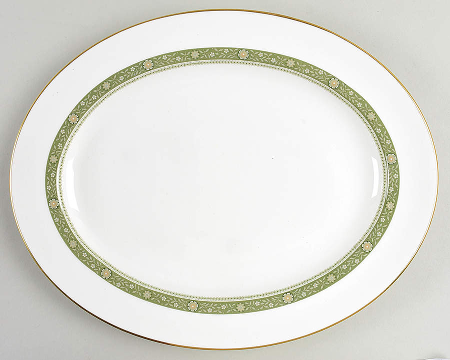 Rondelay (Concord Shape) 13" Oval Serving Platter by Royal Doulton-1