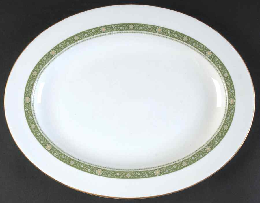 Rondelay (Concord Shape) 13" Oval Serving Platter by Royal Doulton-1