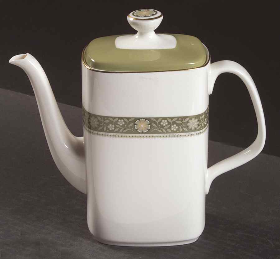 Rondelay (Concord Shape) Coffee Pot & Lid by Royal Doulton-1