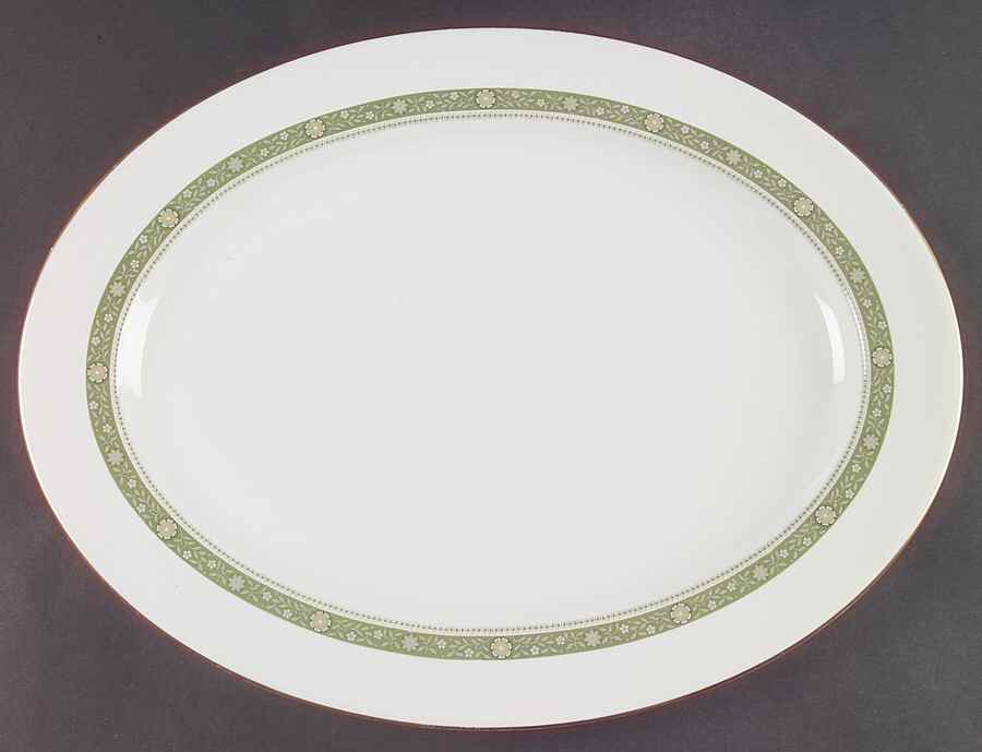 Rondelay (Concord Shape) 16" Oval Serving Platter by Royal Doulton-1