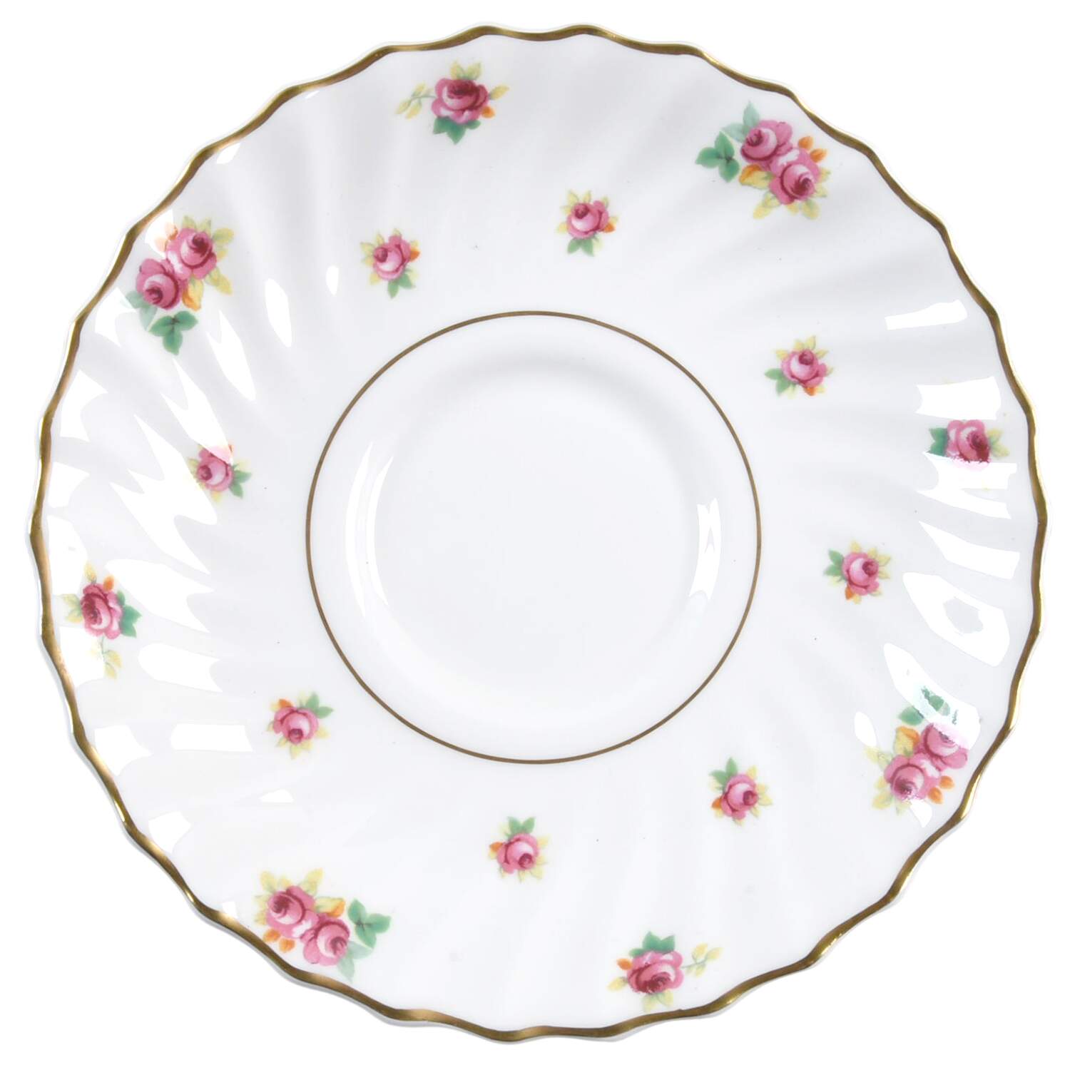 Rosebud Saucer for Cream Soup Bowl by Royal Doulton-1