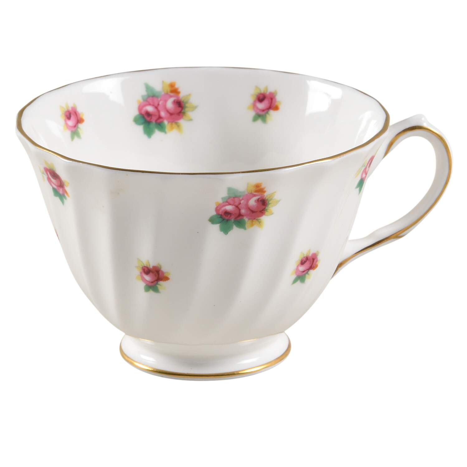 Rosebud Footed Cup by Royal Doulton-1