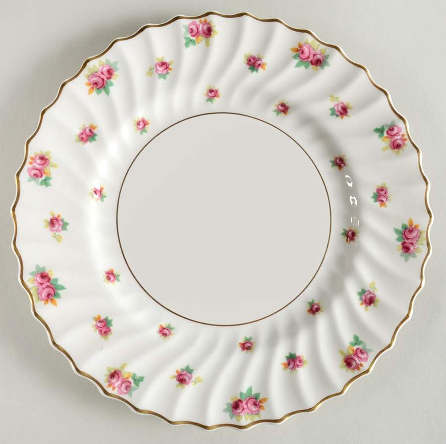 Rosebud Luncheon Plate by Royal Doulton-1