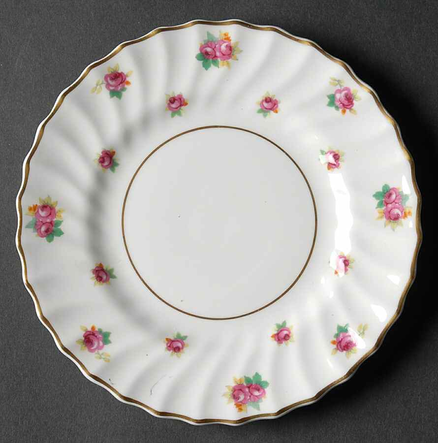 Rosebud Bread & Butter Plate by Royal Doulton-1