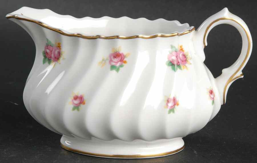 Rosebud Creamer by Royal Doulton-1
