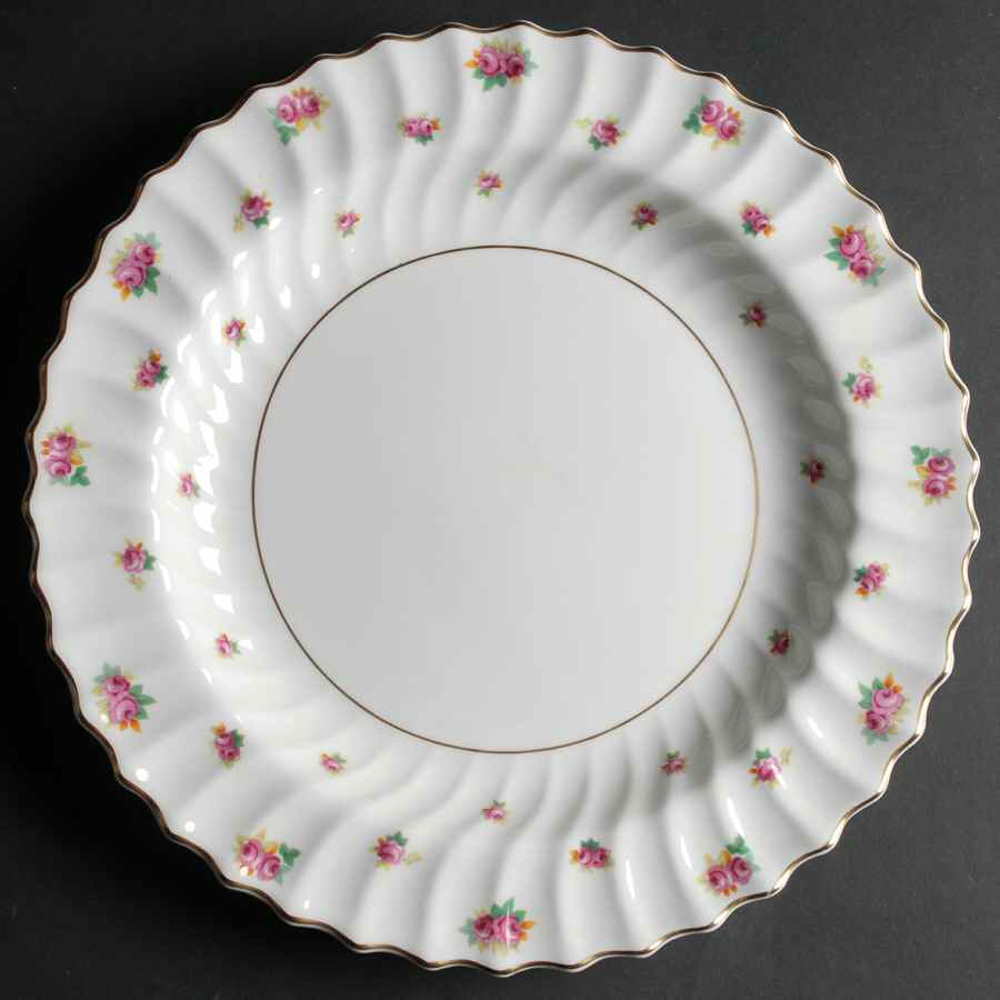 Rosebud 12" Chop Plate (Round Platter) by Royal Doulton-1