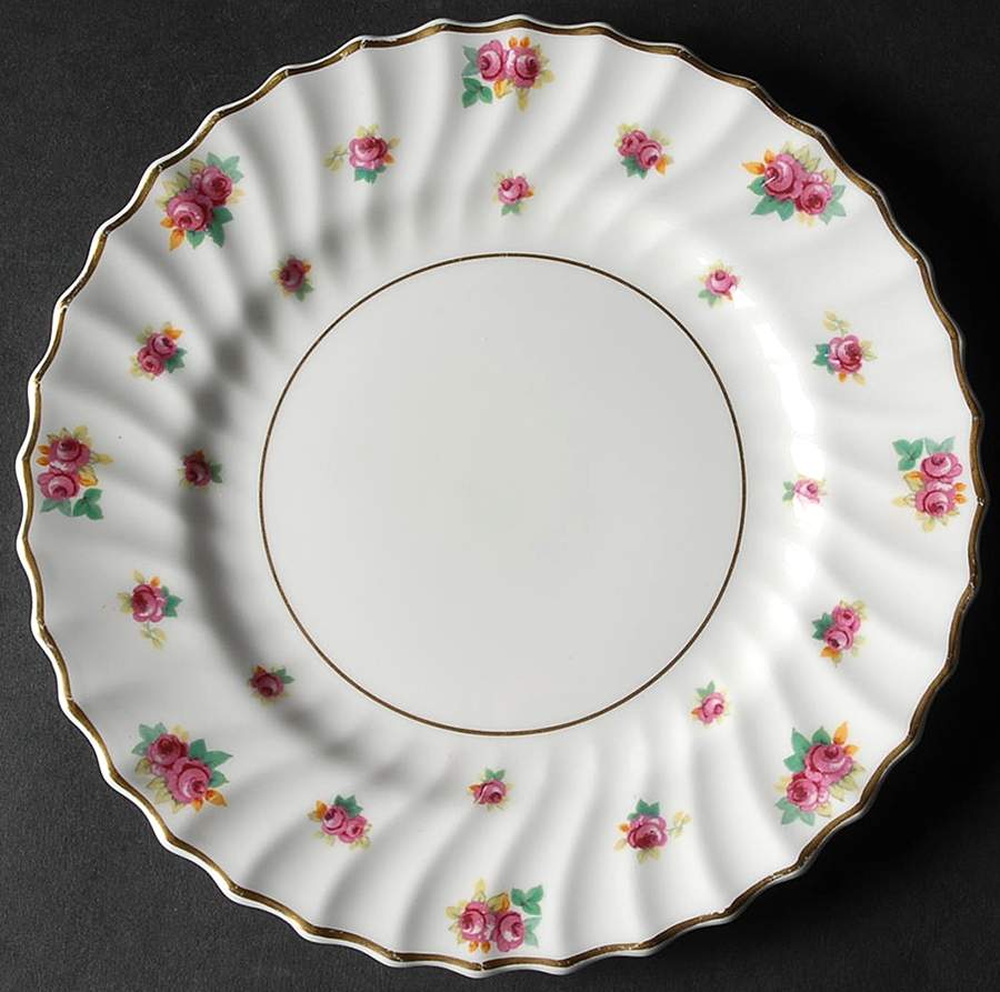 Rosebud Salad Plate by Royal Doulton-1