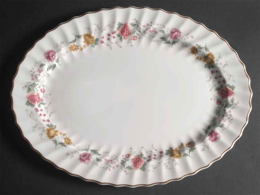 Rosell 16" Oval Serving Platter by Royal Doulton-1