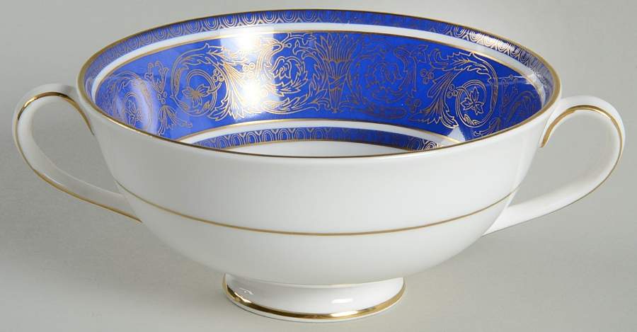 Royal Windsor Footed Cream Soup Bowl by Royal Doulton-1