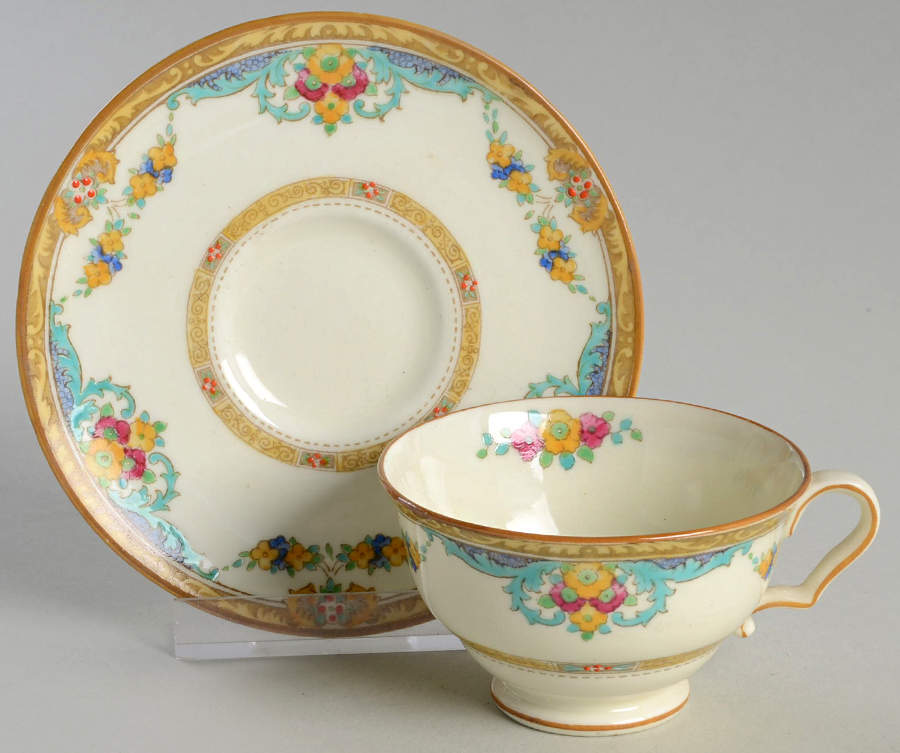 The Roxbury Footed Demitasse Cup & Saucer Set by Royal Doulton-1