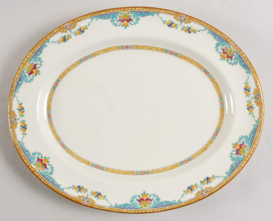 The Roxbury 12" Oval Serving Platter by Royal Doulton-1