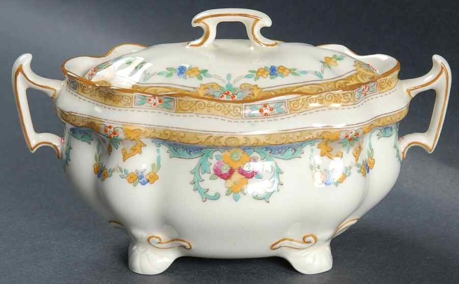 The Roxbury Sugar Bowl & Lid by Royal Doulton-1