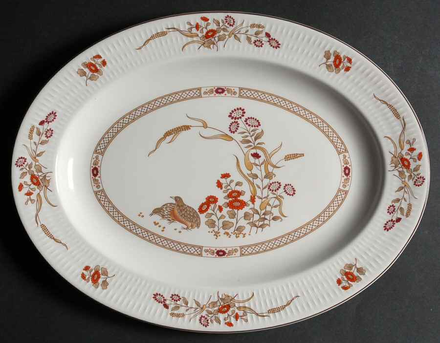 Russet Glen 13" Oval Serving Platter by Royal Doulton-1