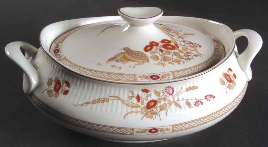 Russet Glen Oval Covered Vegetable by Royal Doulton-1