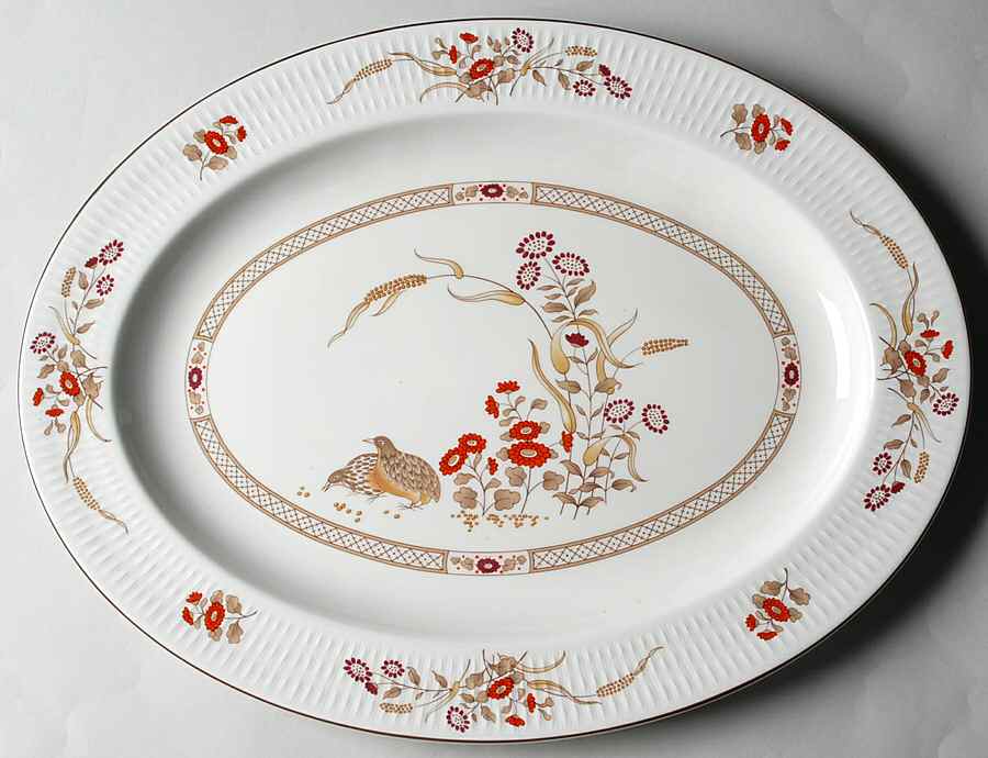 Russet Glen 16" Oval Serving Platter by Royal Doulton-1