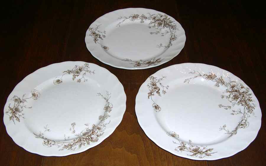 Rutland Brown (No Trim) Dinner Plate by Royal Doulton-1