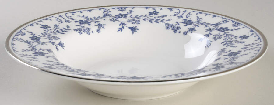Sapphire Blossom Rim Soup Bowl by Royal Doulton-1