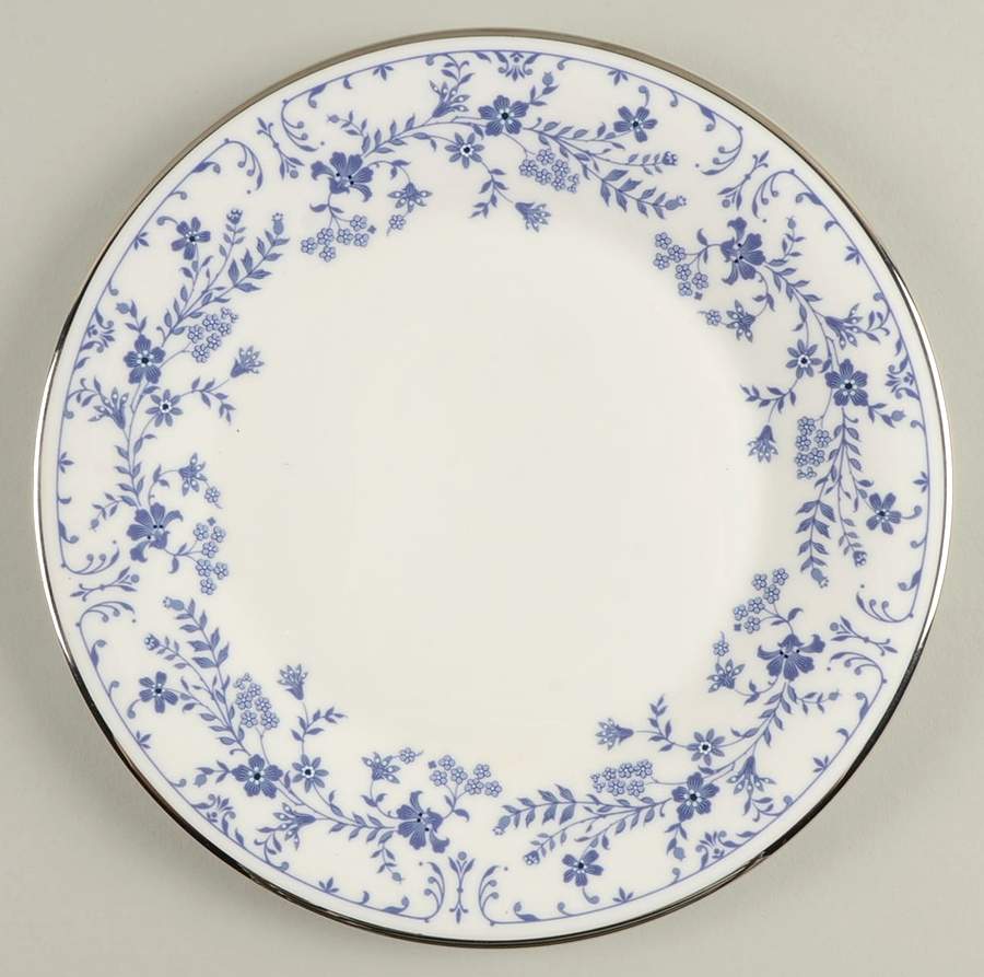 Sapphire Blossom Luncheon Plate by Royal Doulton-1