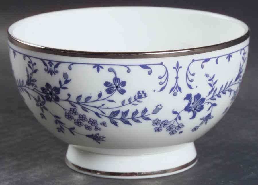 Sapphire Blossom Open Sugar Bowl by Royal Doulton-1