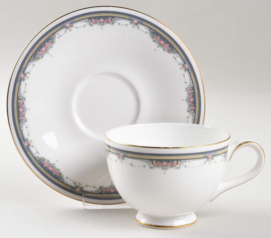Salisbury Footed Cup & Saucer Set by Royal Doulton-1