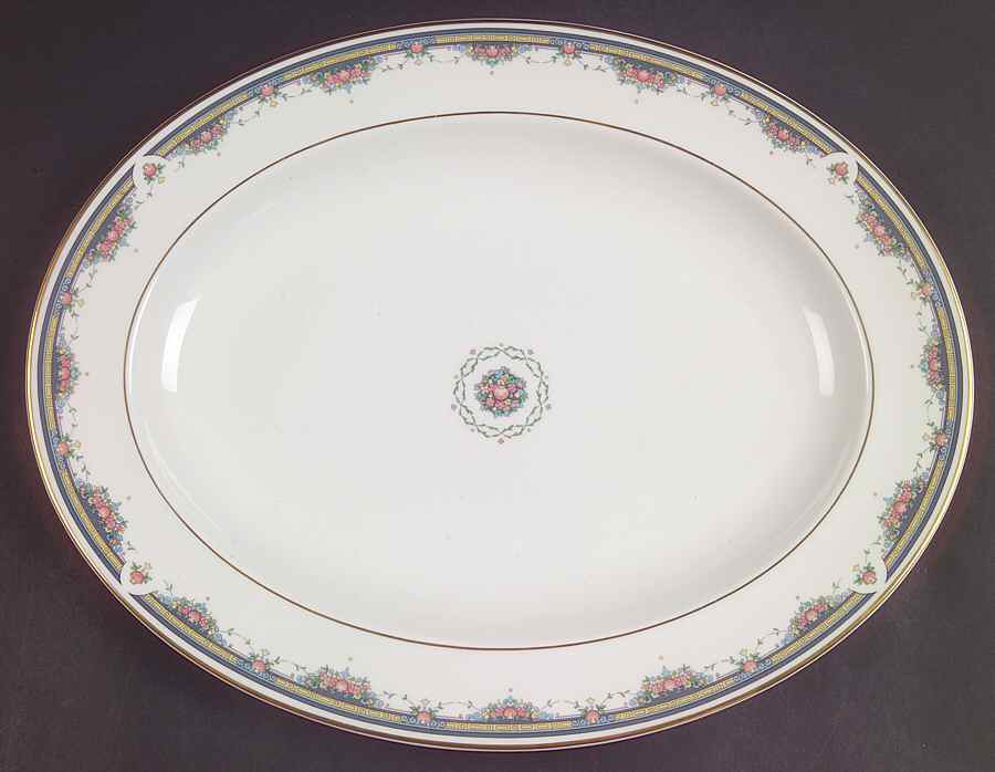 Salisbury 13" Oval Serving Platter by Royal Doulton-1