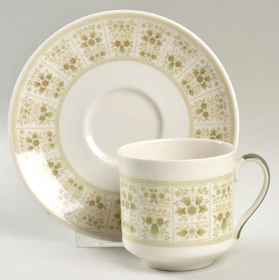 Samarra Flat Cup & Saucer Set by Royal Doulton-1