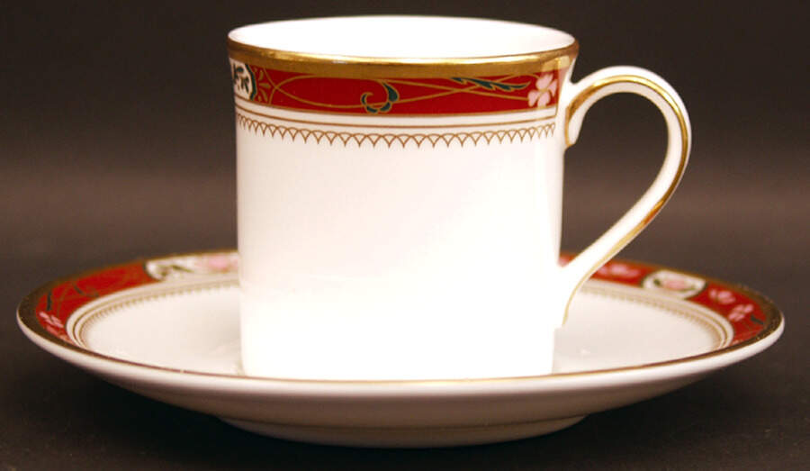 Sandon Flat Demitasse Cup & Saucer Set by Royal Doulton-1