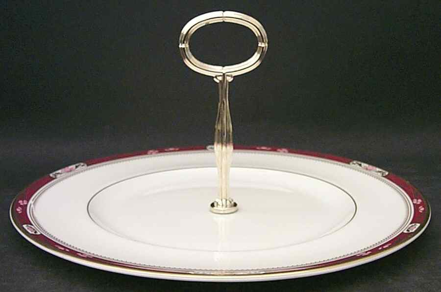 Sandon Round Serving Plate with Handle (DP) by Royal Doulton-1