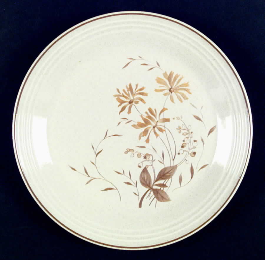 Sandsprite (Single Line Brown Trim) Dinner Plate by Royal Doulton-1