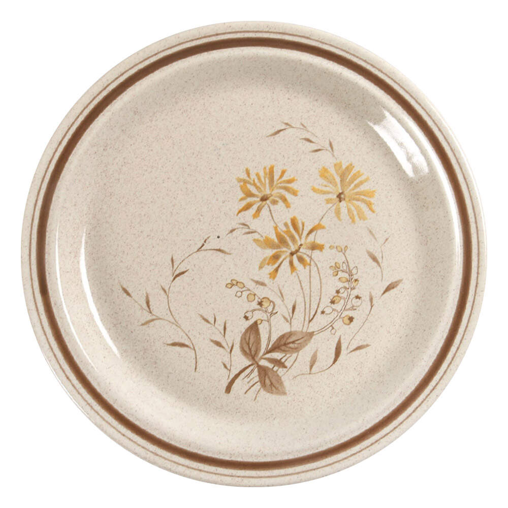 Sandsprite (Double Line Brown Trim) Salad Plate by Royal Doulton-1