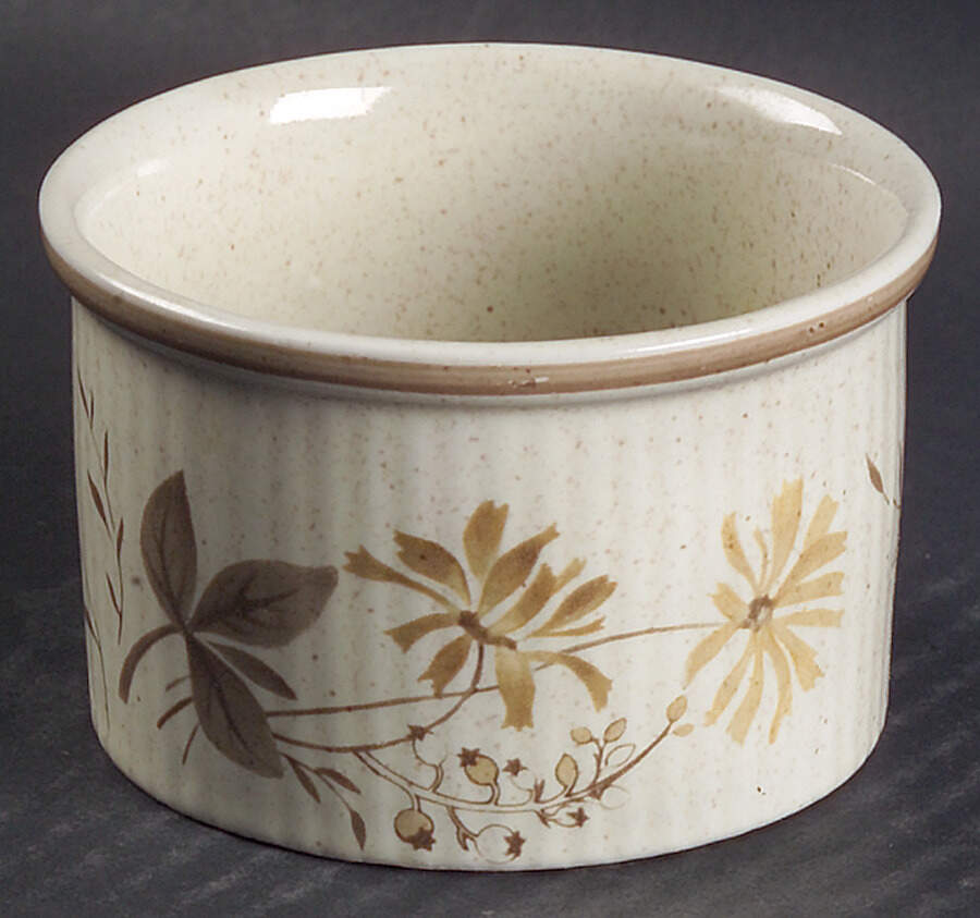 Sandsprite (Double Line Brown Trim) Ramekin by Royal Doulton-1