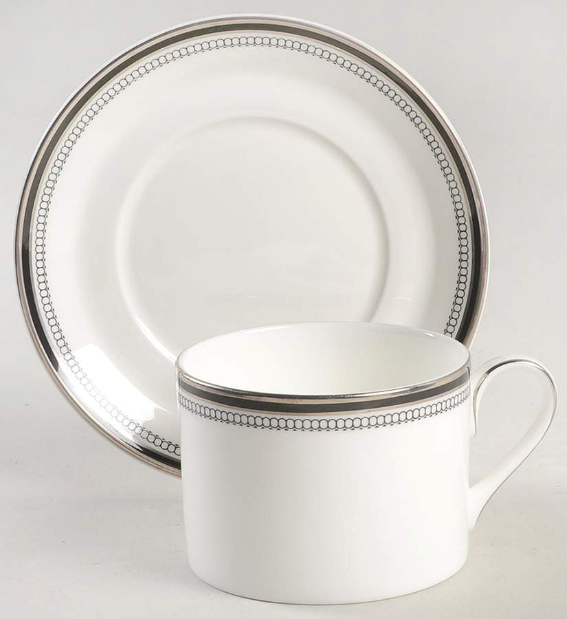 Sarabande Flat Cup & Saucer Set by Royal Doulton-1