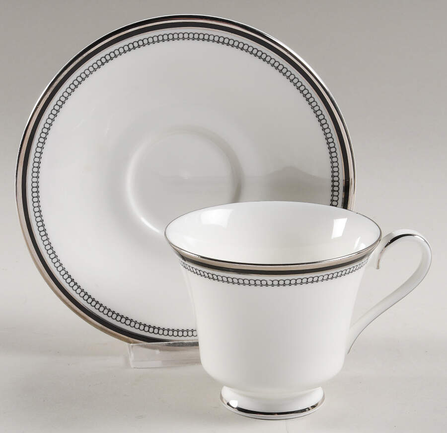 Sarabande Footed Cup & Saucer Set by Royal Doulton-1