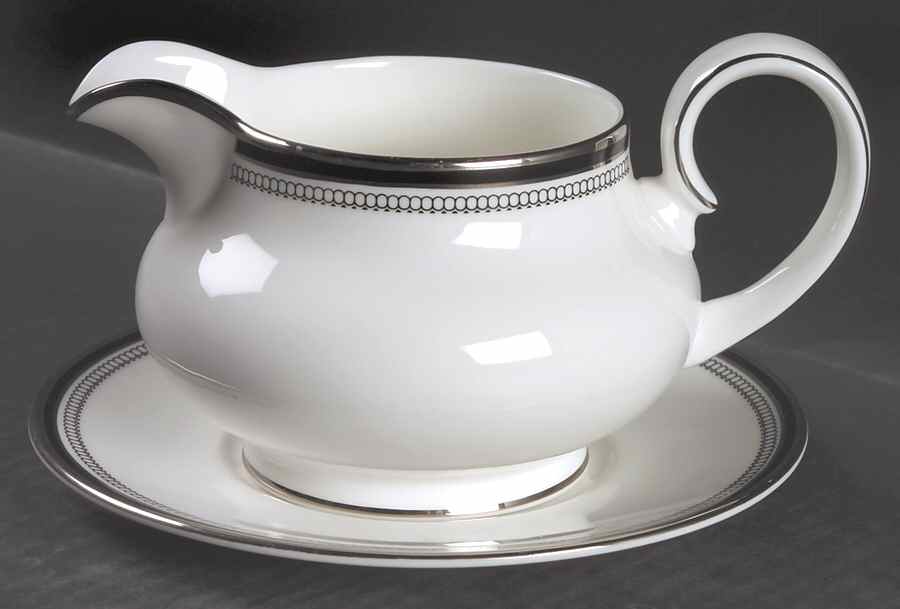 Sarabande Round Gravy Boat & Underplate by Royal Doulton-1