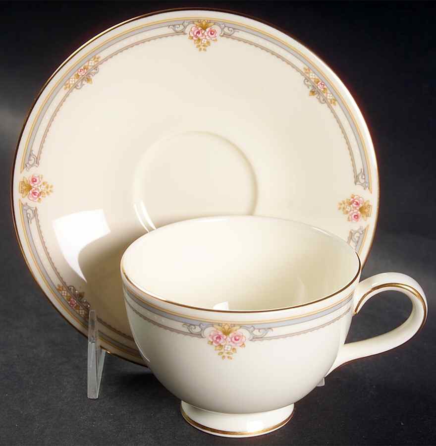 Sarah Footed Cup & Saucer Set by Royal Doulton-1