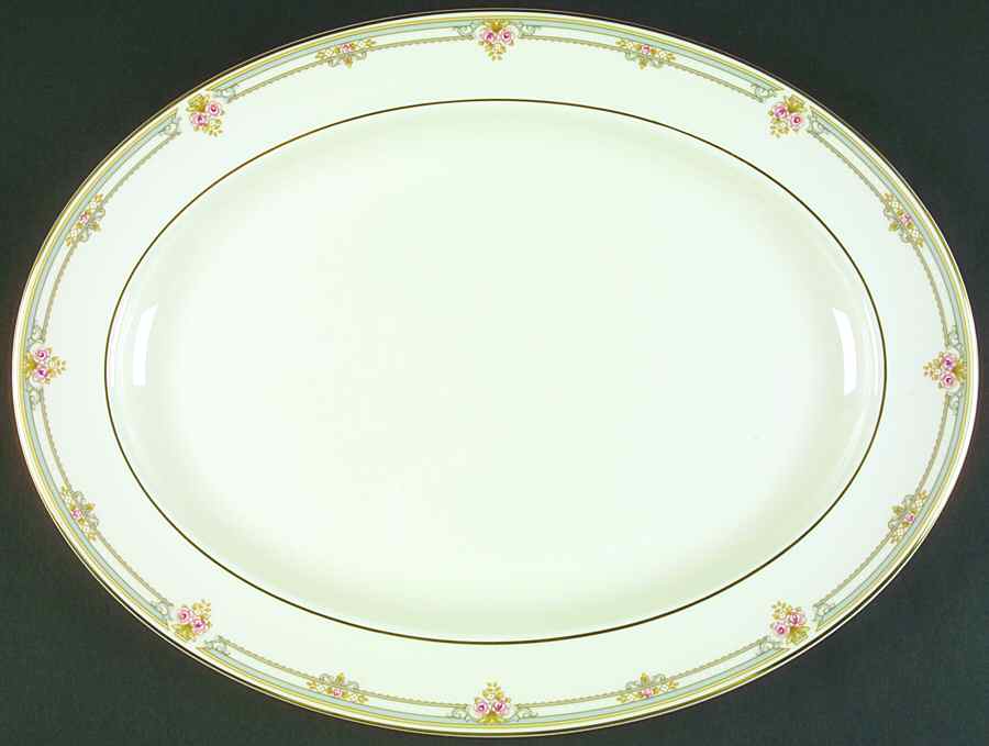 Sarah 16" Oval Serving Platter by Royal Doulton-1